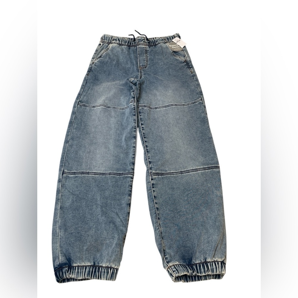 GAP Kids Blue Soft Denim Relaxes Easy Jean Joggers Boy’s Size XL New
